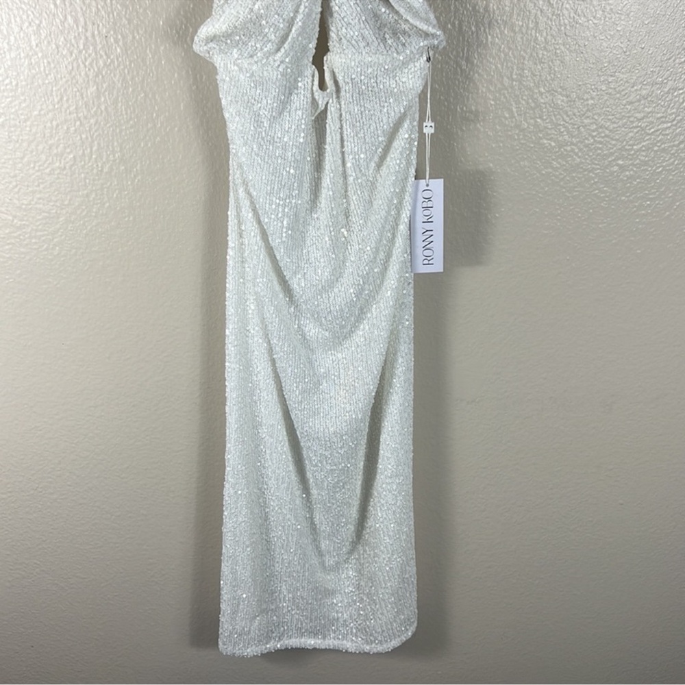 Ronny Kobo Collection Zack Sequin Halter Dress - Picture 7 of 11